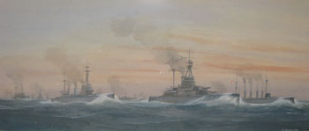 British Grand Fleet, Jutland, 31st May 1916