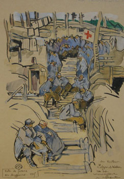 La Tragedie: Pointe de Secours en Argonne (The Tragedy: Aid Station in Argonne)