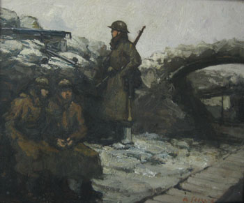 Sentinelle dans une Trenche (Sentry in a Trench)