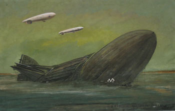 Zeppelin L15, Thames Estuary, 1916