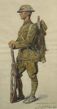 Soldat d’Infantrie Americaine pres de Grivesnes
(American Infantry Near Grivesnes)