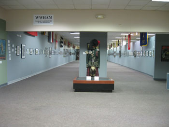 Entrance to Brushes With War gallery